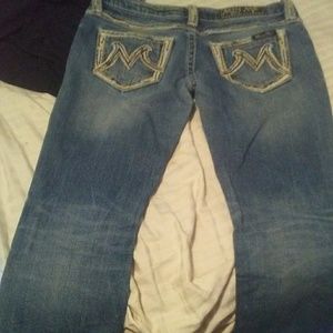 3 pairs of miss me jeans and 1 pair of day trip .